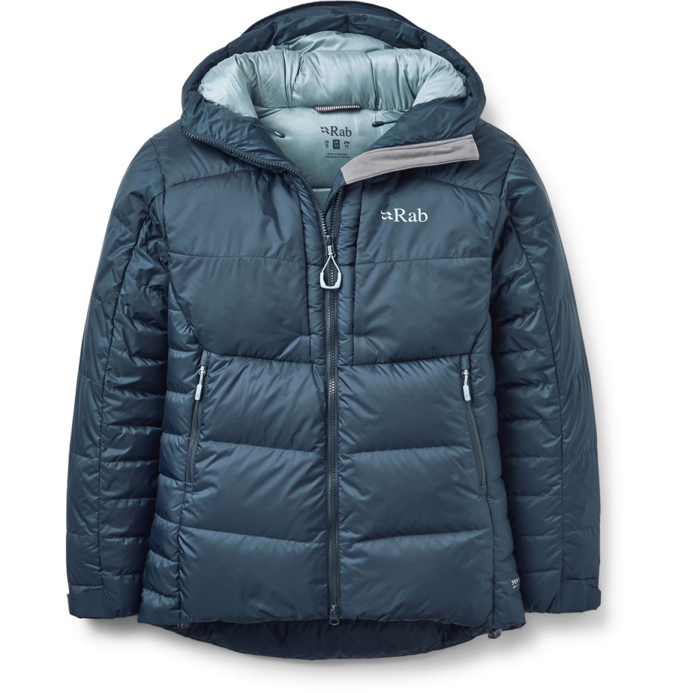 Rab Positron Pro Hoody Women's Tempest Blue QDB-80-TMB jassen online bestellen bij Kathmandu Outdoor & Travel