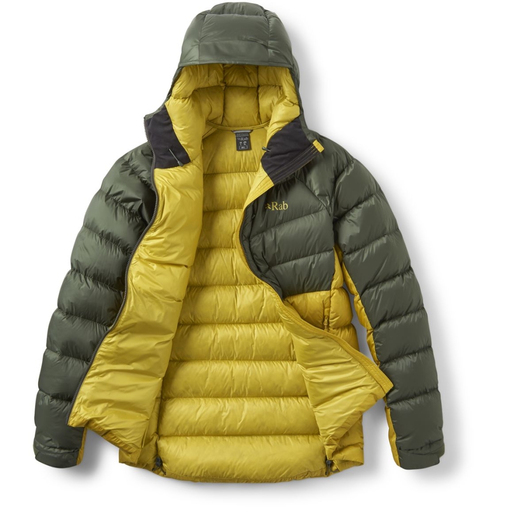 Rab Glaceon Pro Jacket Army QDE-68-ARM jassen online bestellen bij Kathmandu Outdoor & Travel