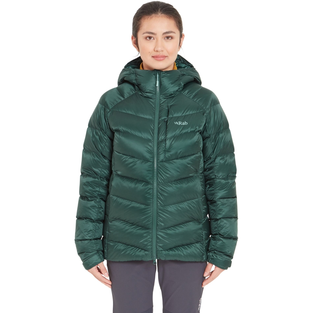 Rab Glaceon Pro Jacket Women's Green Slate QDE-69-GNS jassen online bestellen bij Kathmandu Outdoor & Travel
