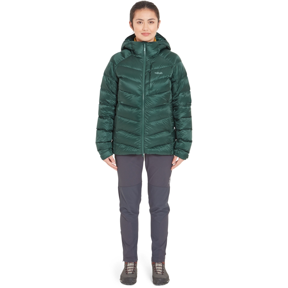 Rab Glaceon Pro Jacket Women's Green Slate QDE-69-GNS jassen online bestellen bij Kathmandu Outdoor & Travel