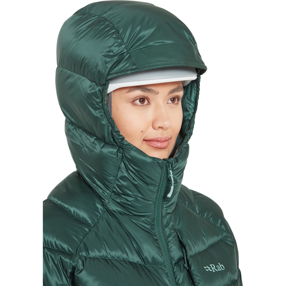 Rab Glaceon Pro Jacket Women's Green Slate QDE-69-GNS jassen online bestellen bij Kathmandu Outdoor & Travel