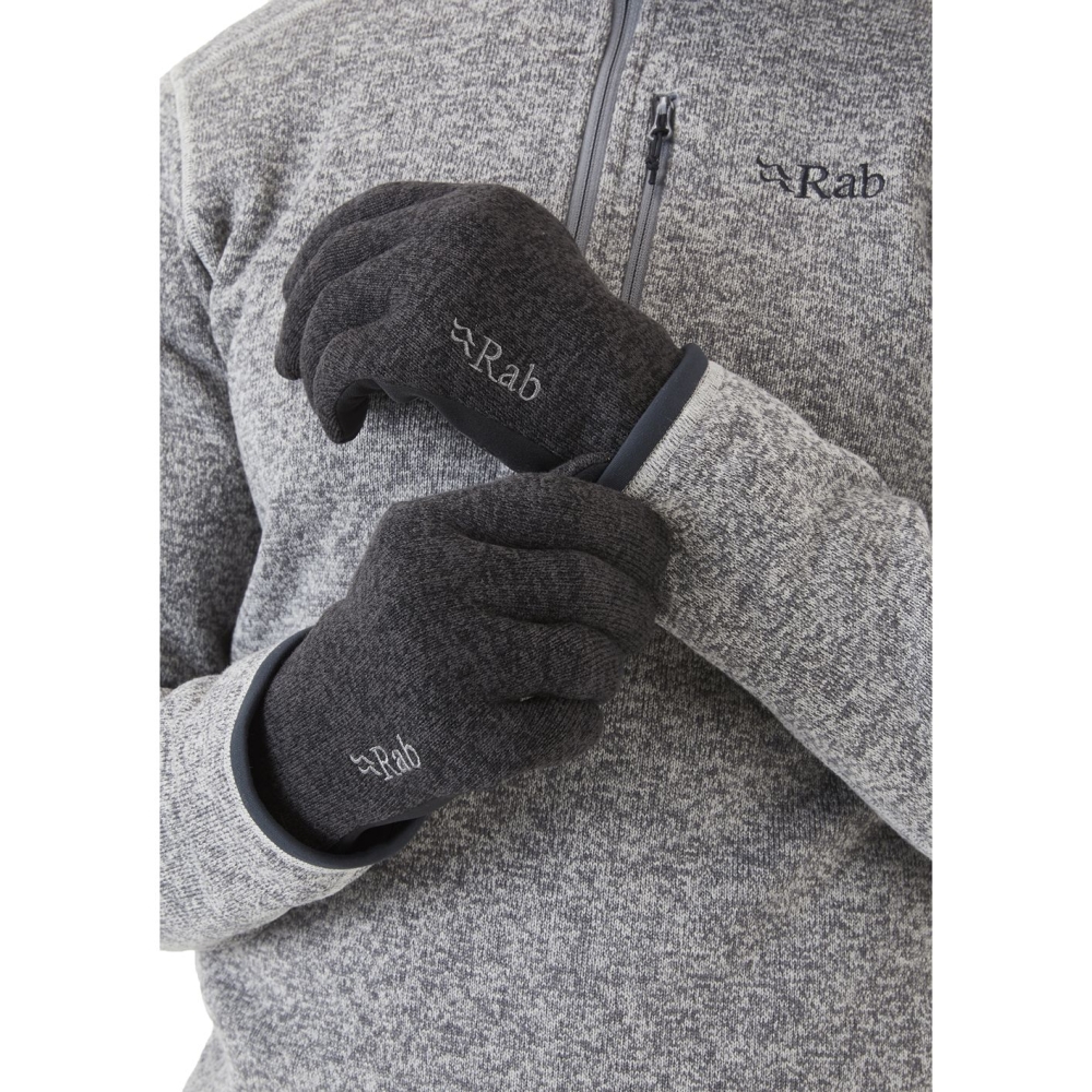 Rab Quest Windstopper Gloves Anthracite QAJ-66-ANT kleding accessoires online bestellen bij Kathmandu Outdoor & Travel