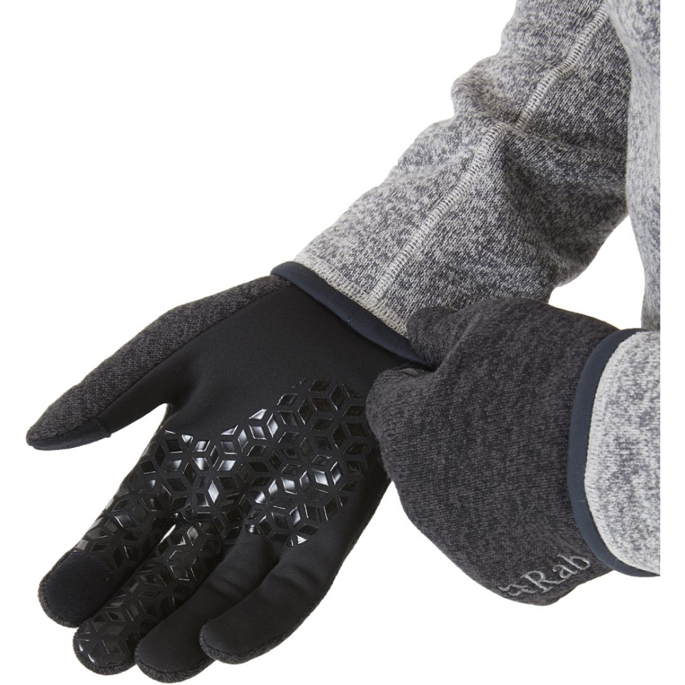 Rab Quest Windstopper Gloves Anthracite QAJ-66-ANT kleding accessoires online bestellen bij Kathmandu Outdoor & Travel