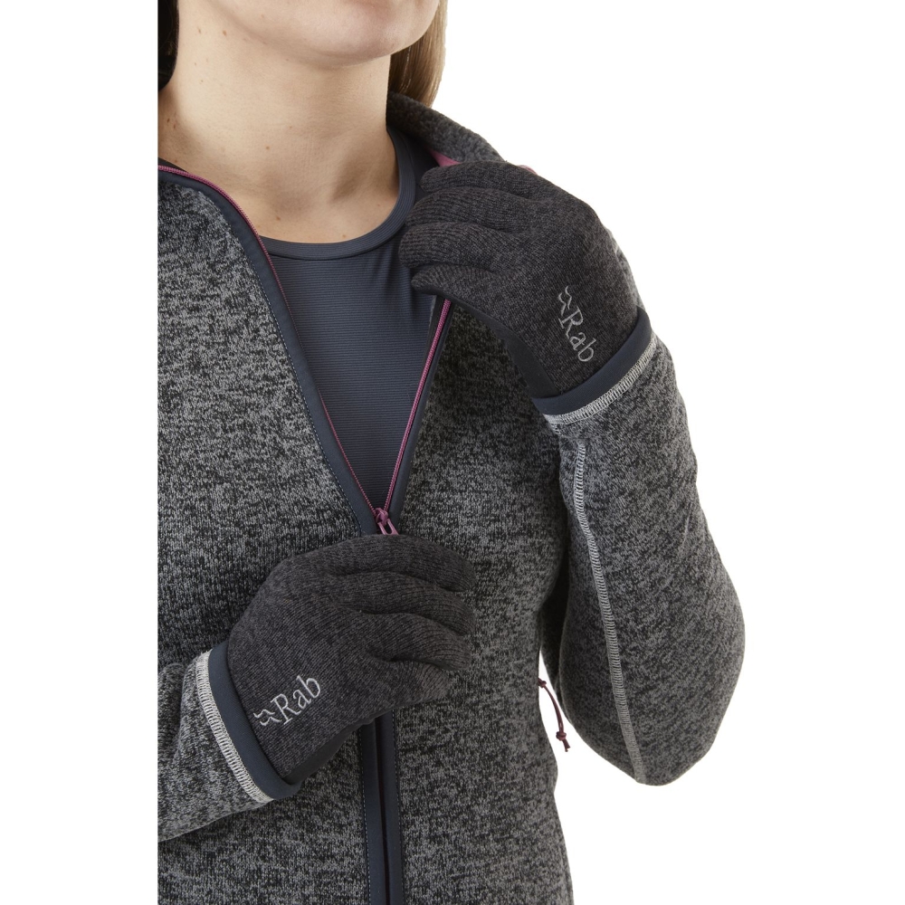 Rab Quest Windstopper Gloves Women's Anthracite QAJ-67-ANT kleding accessoires online bestellen bij Kathmandu Outdoor & Travel