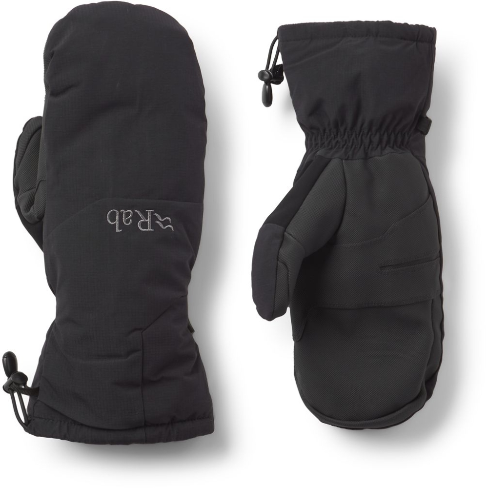 Rab Storm Mitts Black QAJ-53-BLK kleding accessoires online bestellen bij Kathmandu Outdoor & Travel
