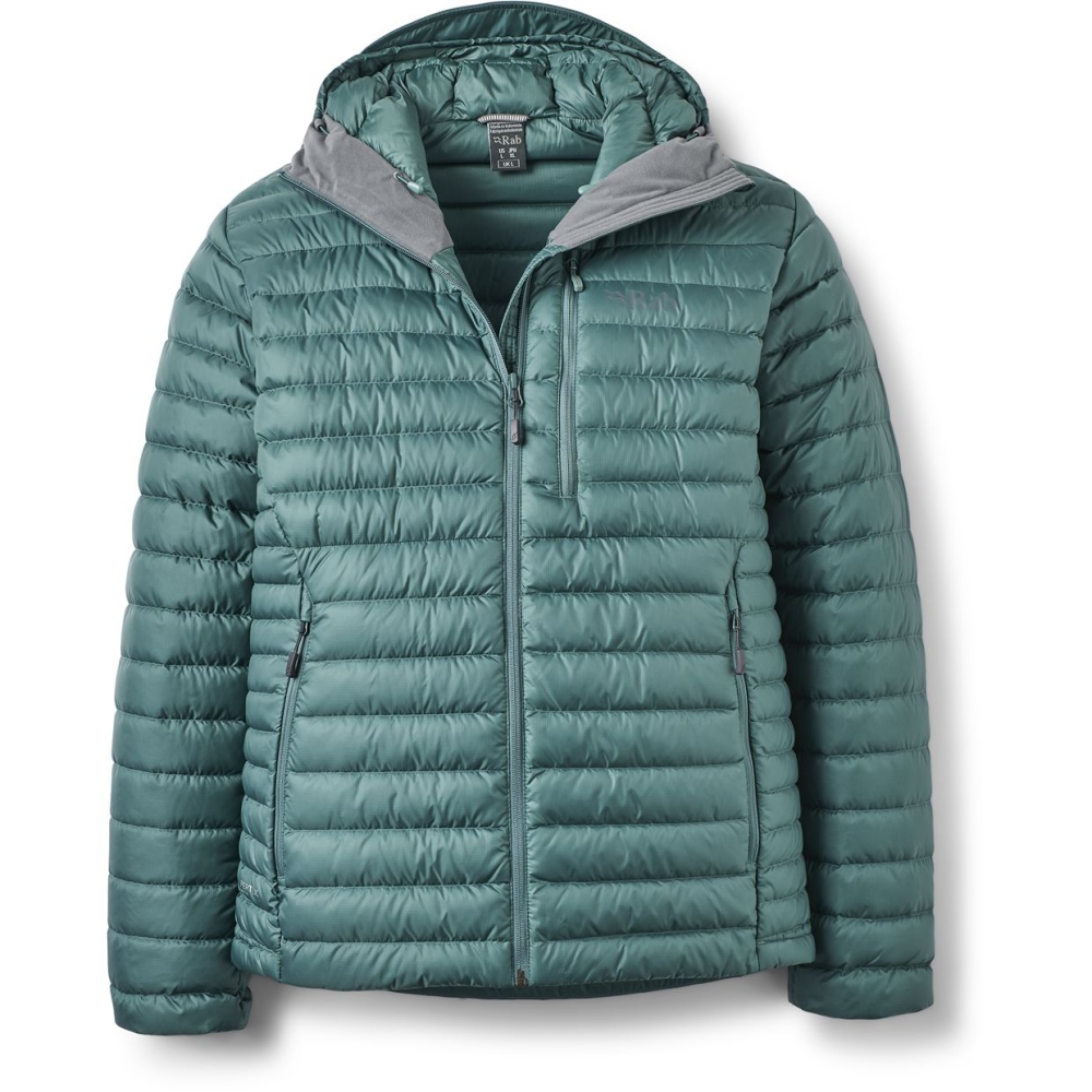 Rab Microlight Alpine Jacket Sage QDB-12-SGE jassen online bestellen bij Kathmandu Outdoor & Travel
