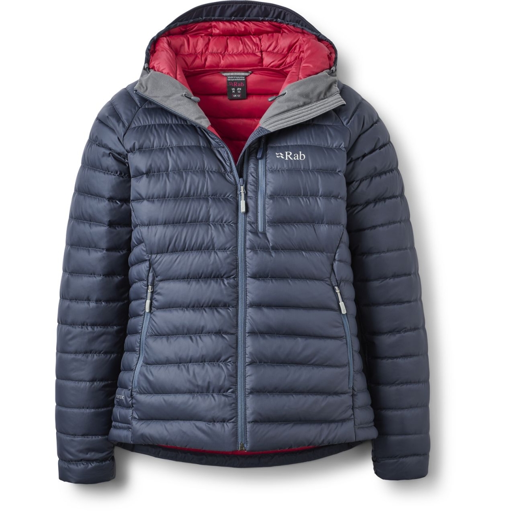 Rab Microlight Alpine Jacket Women's Steel QDB-13-STE jassen online bestellen bij Kathmandu Outdoor & Travel