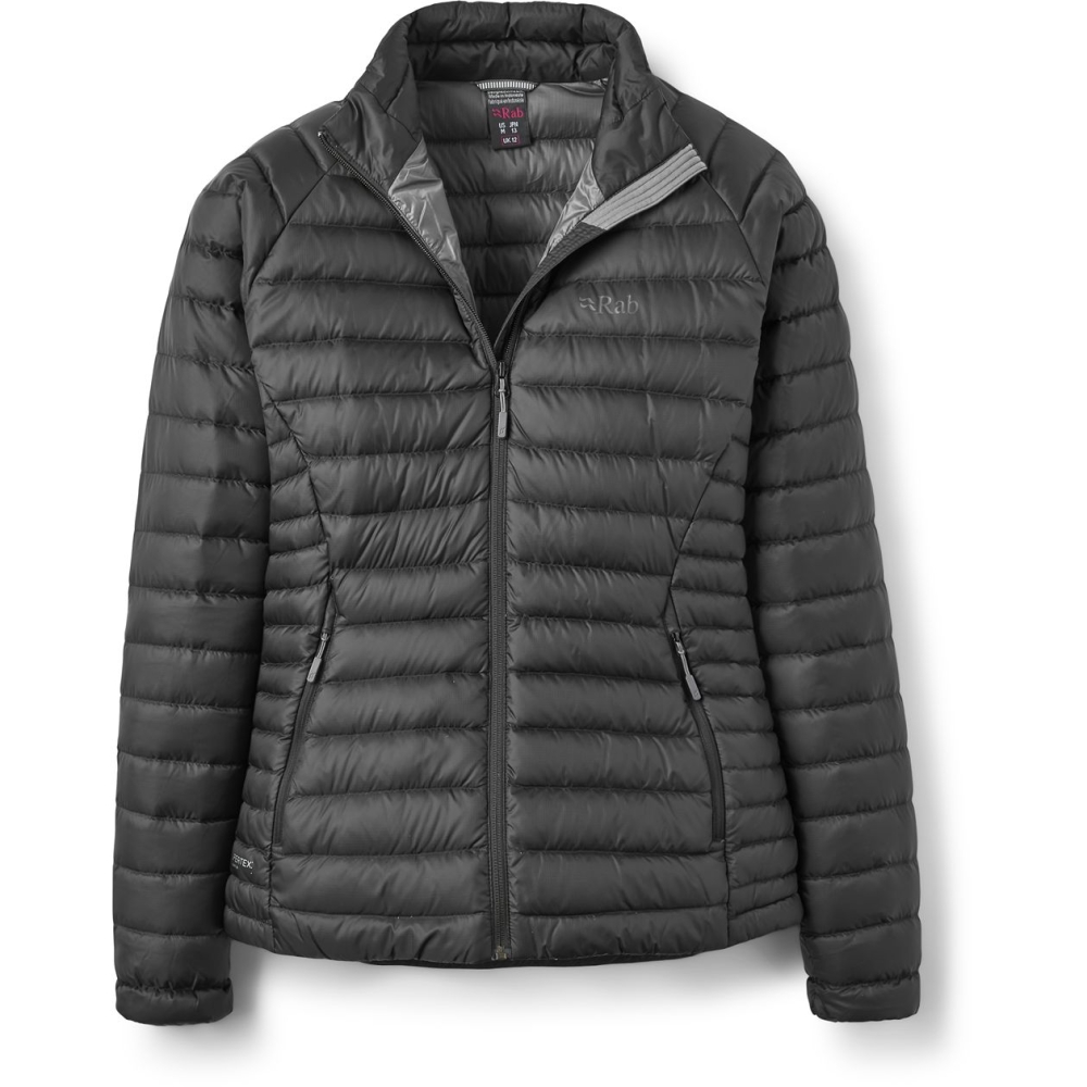 Rab Microlight Jacket Women's Black QDB-17-BLK jassen online bestellen bij Kathmandu Outdoor & Travel