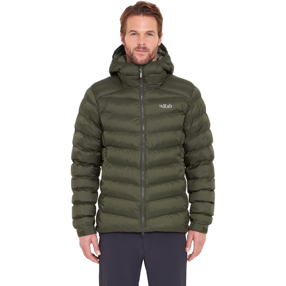 Rab Nebula Pro Jacket Army QIP-23-ARM jassen online bestellen bij Kathmandu Outdoor & Travel