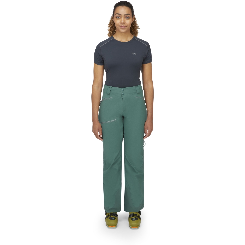 Rab Rab Khroma Diffract Pants Women's QIP-14-GNS broeken Rab Khroma Diffract Pants Women's Green Slate QIP-14-GNS broeken online bestellen bij Kathmandu Outdoor & Travel