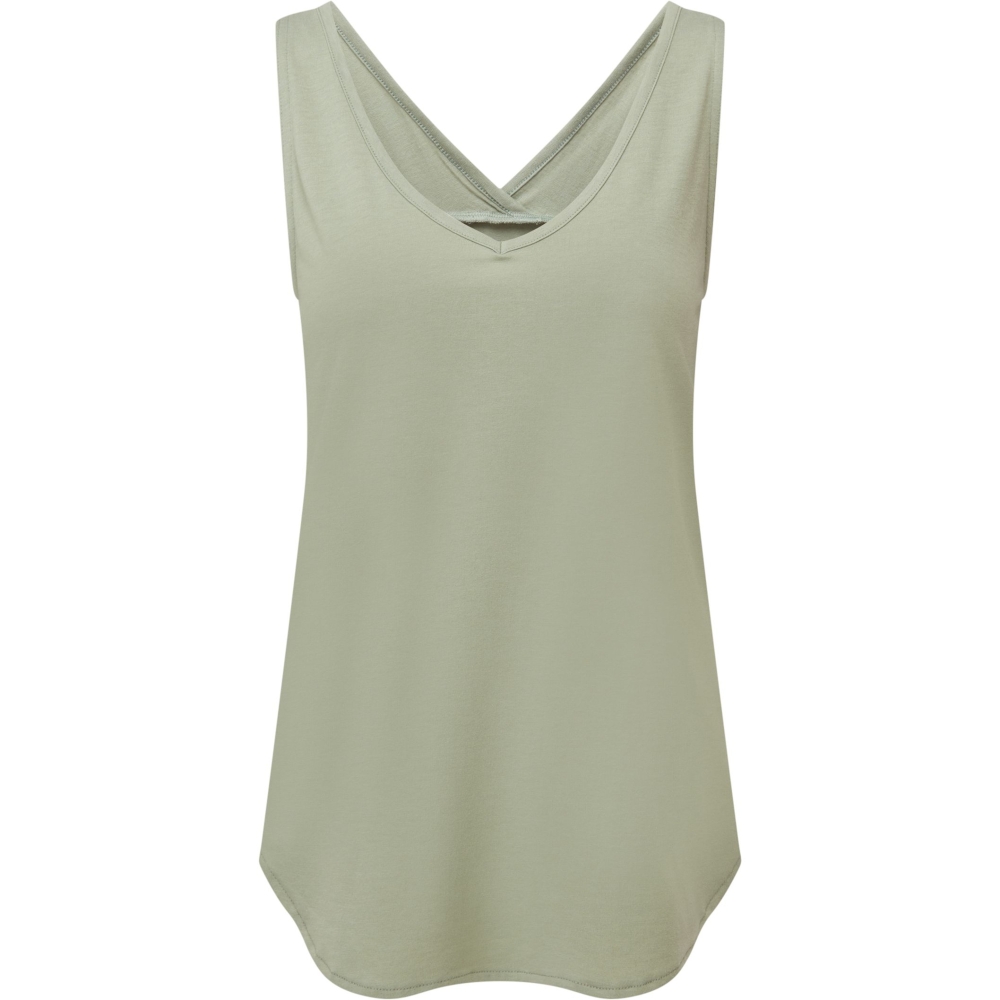 Sherpa Adventure Gear Bali V-Neck Tank Women's Celery SW20029-830 shirts en tops online bestellen bij Kathmandu Outdoor & Travel