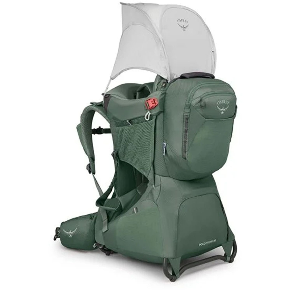 Osprey Poco Premium Child Carrier Koseret Green 10005973 kinderdragers online bestellen bij Kathmandu Outdoor & Travel