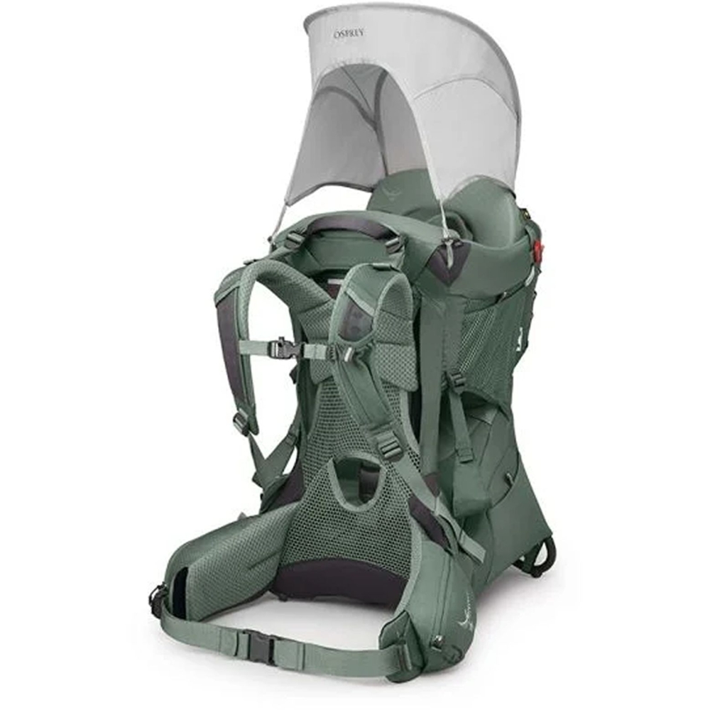 Osprey Poco Premium Child Carrier Koseret Green 10005973 kinderdragers online bestellen bij Kathmandu Outdoor & Travel