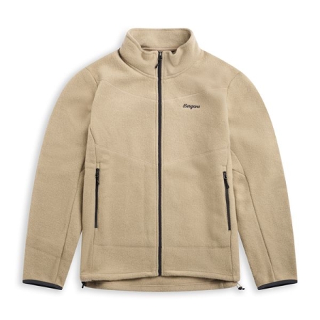 Bergans  Rabot Merino Fleece Midlayer Jacket Sandstone 