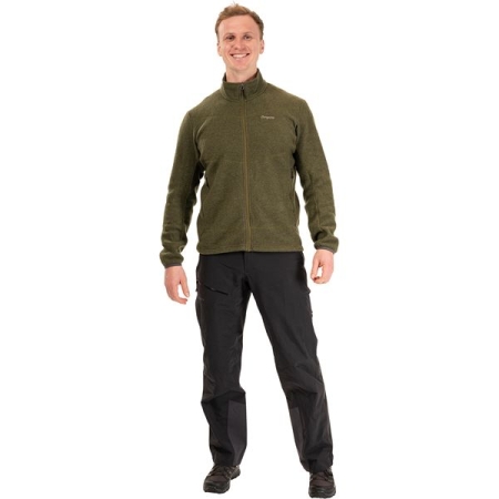 Bergans  Rabot Merino Fleece Midlayer Jacket Dark Olive Green 