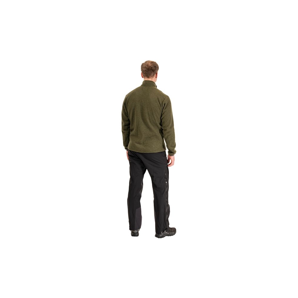 Bergans Rabot Merino Fleece Midlayer Jacket Dark Olive Green 3390-23003 fleeces en truien online bestellen bij Kathmandu Outdoor & Travel