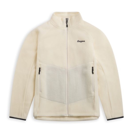 Bergans  Rabot Merino Fleece Midlayer Jacket Women's Vanilla White