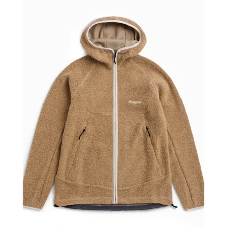 Bergans  Vaagaa Merino Terry Midlayer Hoodie Women's Sandstone 