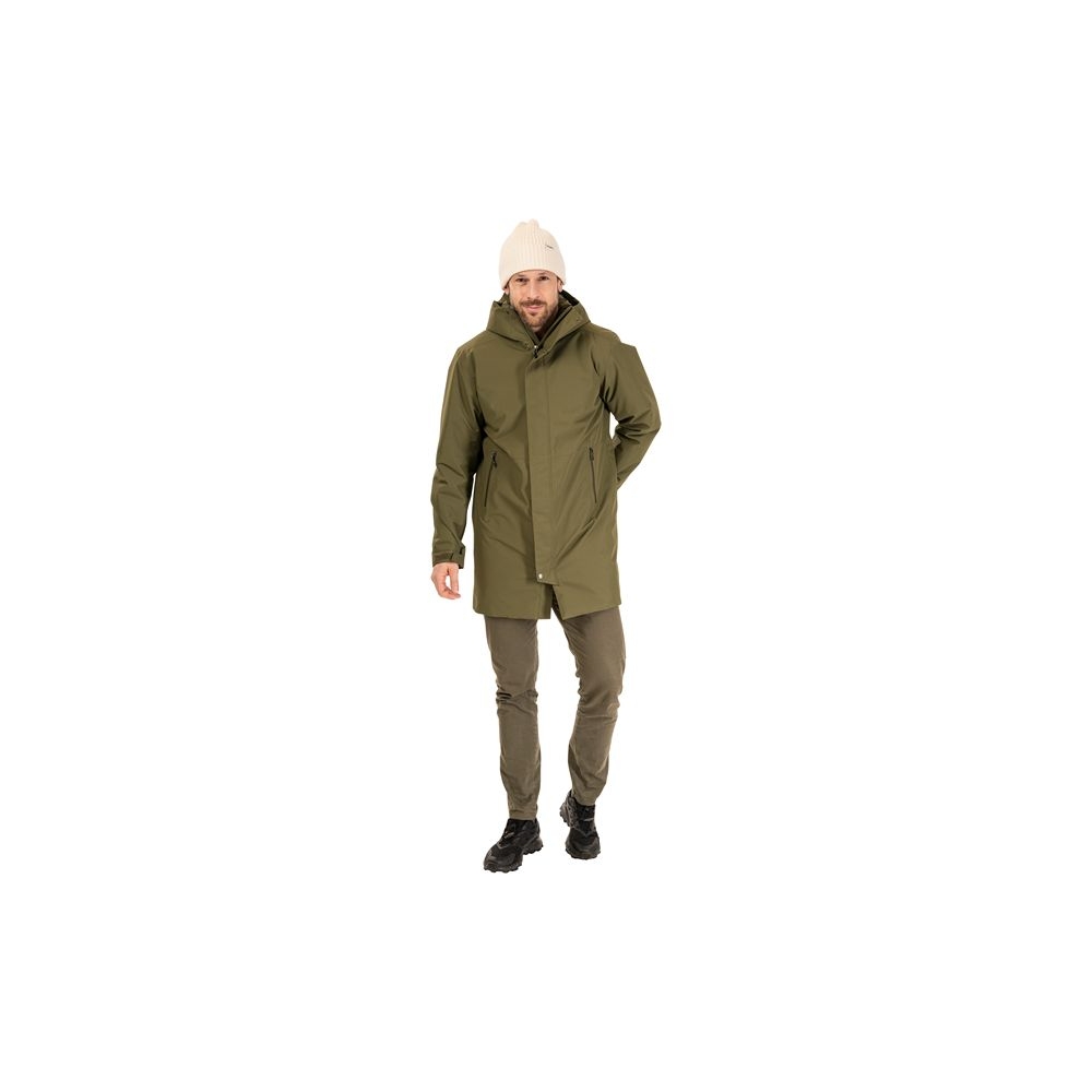 Bergans Urban Insulated Shell Coat Men Dark Green Mud 3644-13655 jassen online bestellen bij Kathmandu Outdoor & Travel
