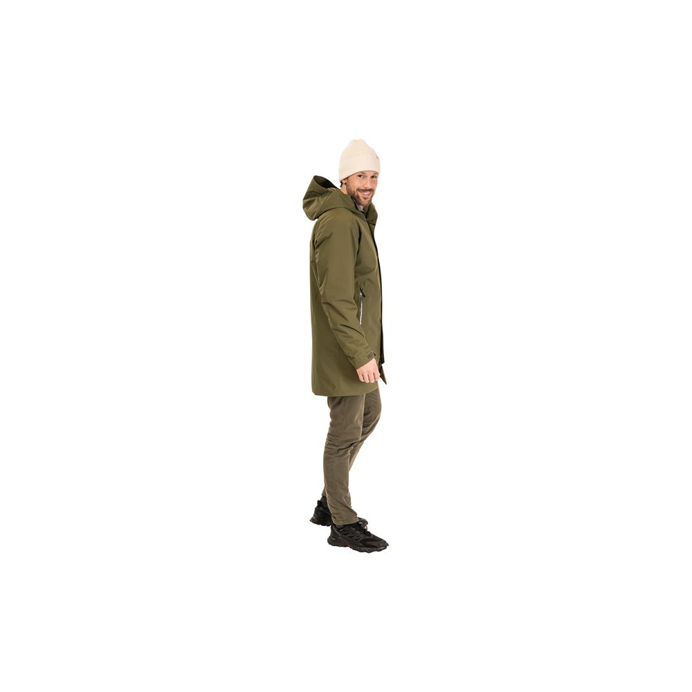 Bergans Urban Insulated Shell Coat Men Dark Green Mud 3644-13655 jassen online bestellen bij Kathmandu Outdoor & Travel
