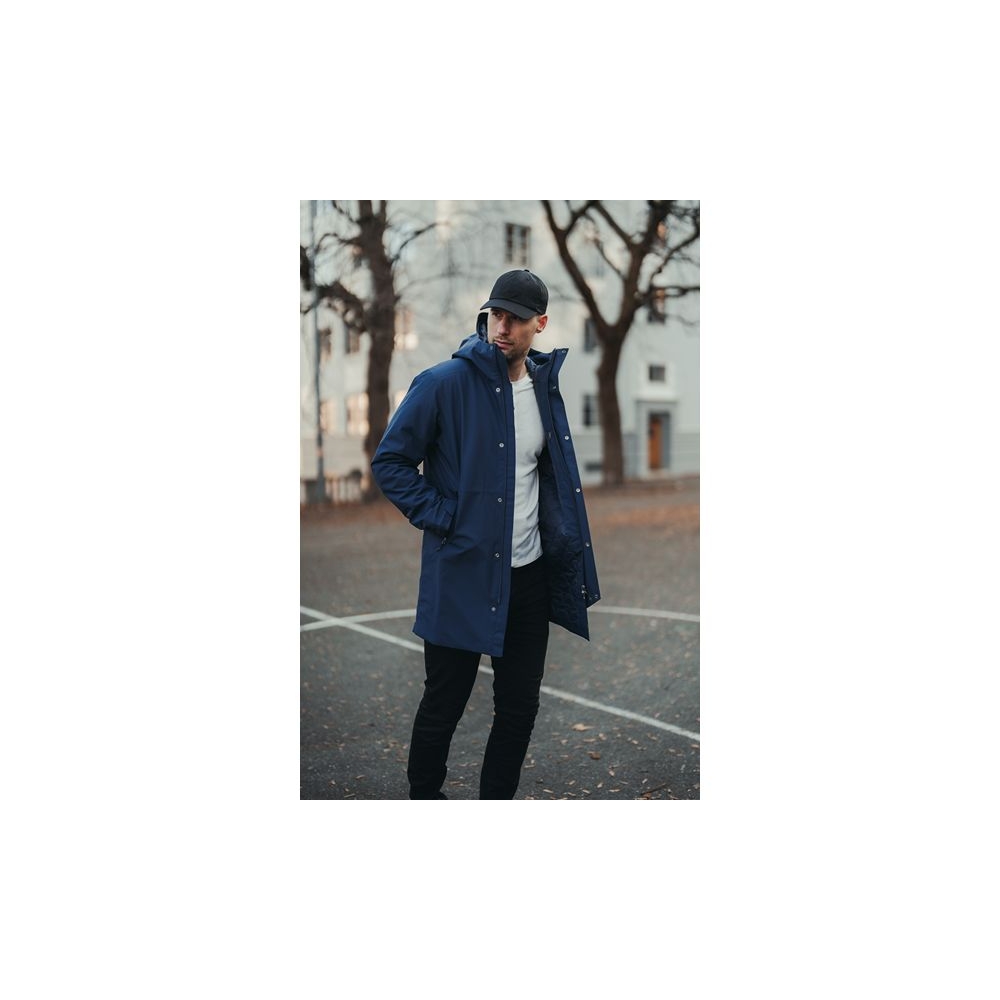 Bergans Urban Insulated Shell Coat Men Navy Blue 3644-557 jassen online bestellen bij Kathmandu Outdoor & Travel