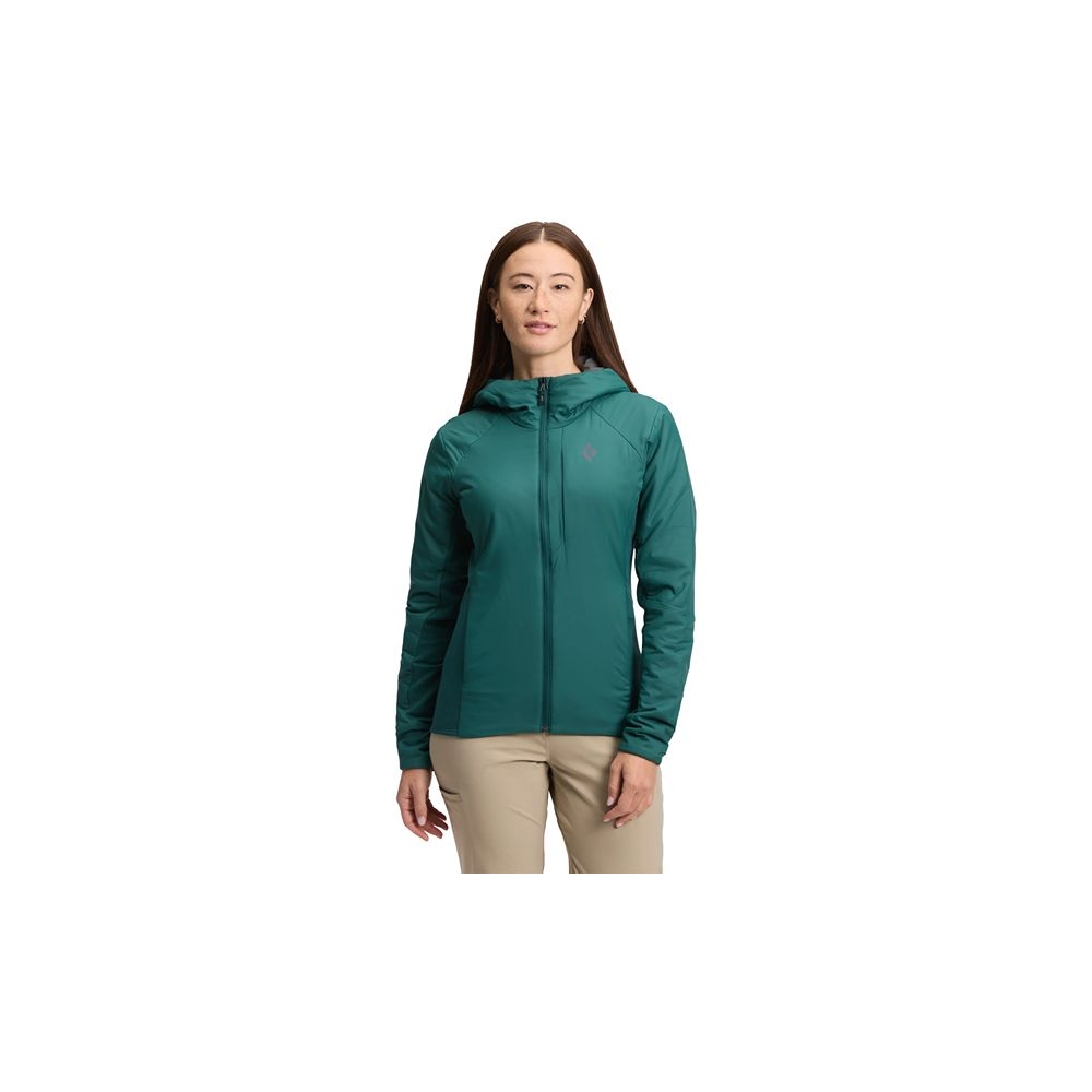 Black Diamond First Light Hybrid Hoody Women's Deep Woods AP752266-3062 jassen online bestellen bij Kathmandu Outdoor & Travel