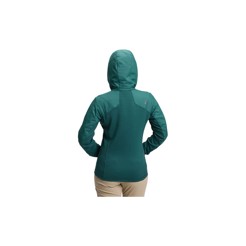 Black Diamond First Light Hybrid Hoody Women's Deep Woods AP752266-3062 jassen online bestellen bij Kathmandu Outdoor & Travel