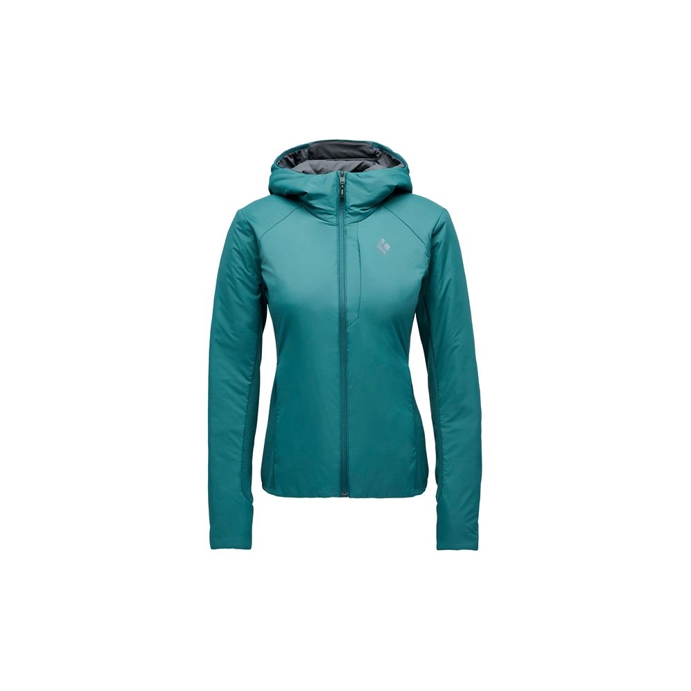 Black Diamond First Light Hybrid Hoody Women's Deep Woods AP752266-3062 jassen online bestellen bij Kathmandu Outdoor & Travel