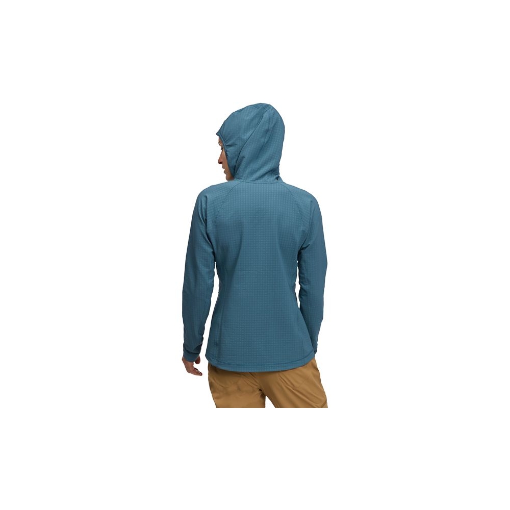 Black Diamond Coeficient Storm FZ Hoody Women's Creek Blue AP744069-4064 fleeces en truien online bestellen bij Kathmandu Outdoor & Travel