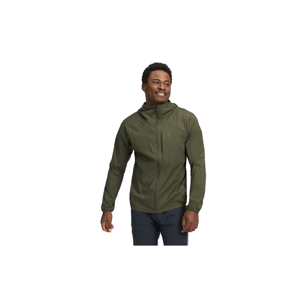 Black Diamond Alpine Start Hoody Dark Moss AP742015-3004 jassen online bestellen bij Kathmandu Outdoor & Travel