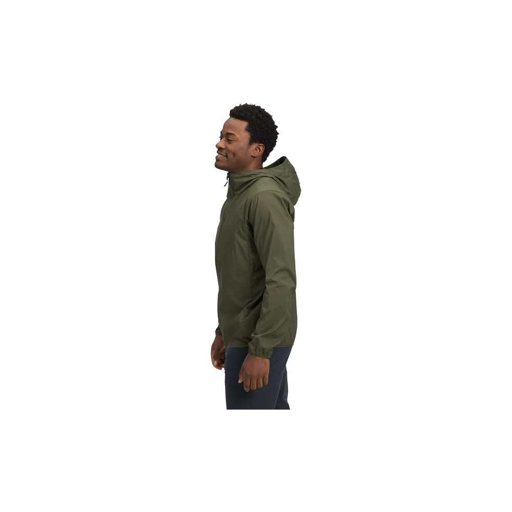 Black Diamond Alpine Start Hoody Dark Moss AP742015-3004 jassen online bestellen bij Kathmandu Outdoor & Travel