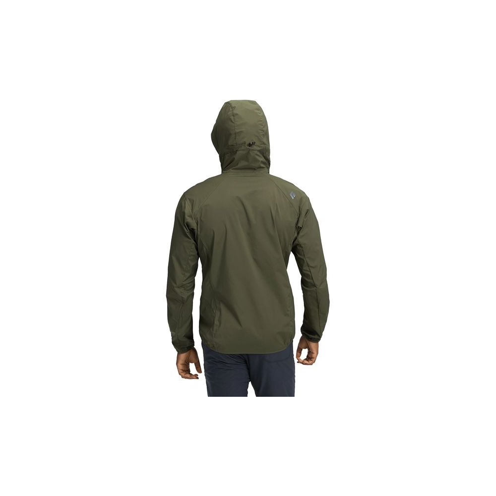 Black Diamond Alpine Start Hoody Dark Moss AP742015-3004 jassen online bestellen bij Kathmandu Outdoor & Travel