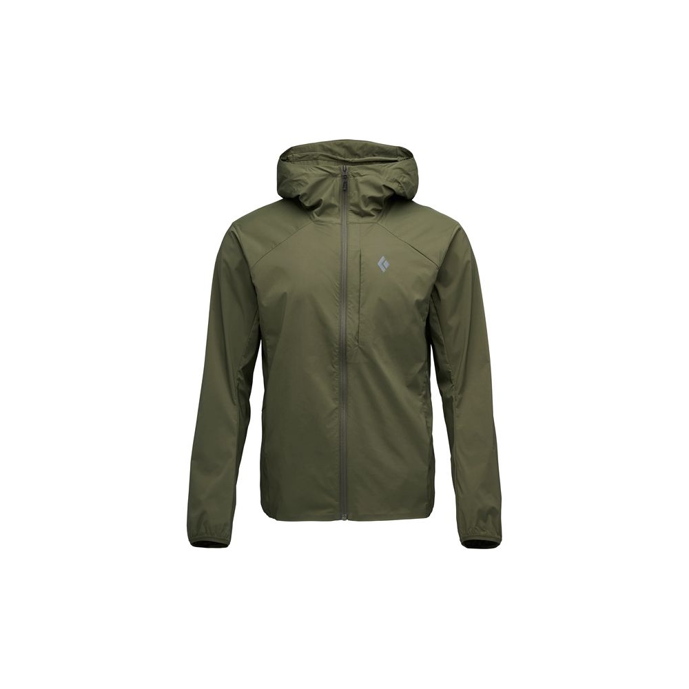 Black Diamond Alpine Start Hoody Dark Moss AP742015-3004 jassen online bestellen bij Kathmandu Outdoor & Travel