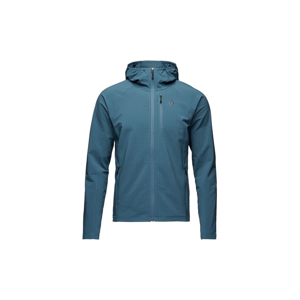 Black Diamond Coeficient Storm FZ Hoody Creek Blue AP744018-4064 fleeces en truien online bestellen bij Kathmandu Outdoor & Travel