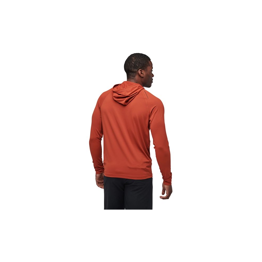 Black Diamond Alpenglow Hoody Burnt Sienna AP752020-6044 shirts en tops online bestellen bij Kathmandu Outdoor & Travel
