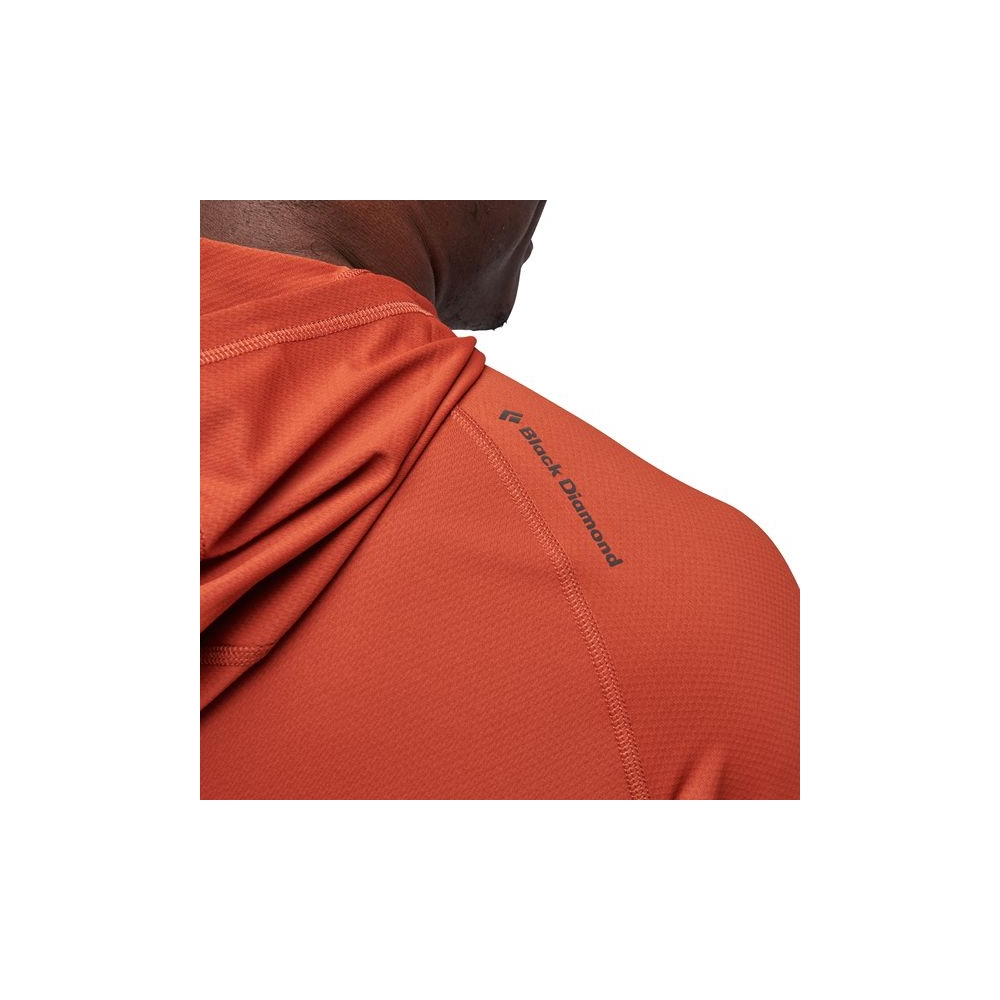 Black Diamond Alpenglow Hoody Burnt Sienna AP752020-6044 shirts en tops online bestellen bij Kathmandu Outdoor & Travel