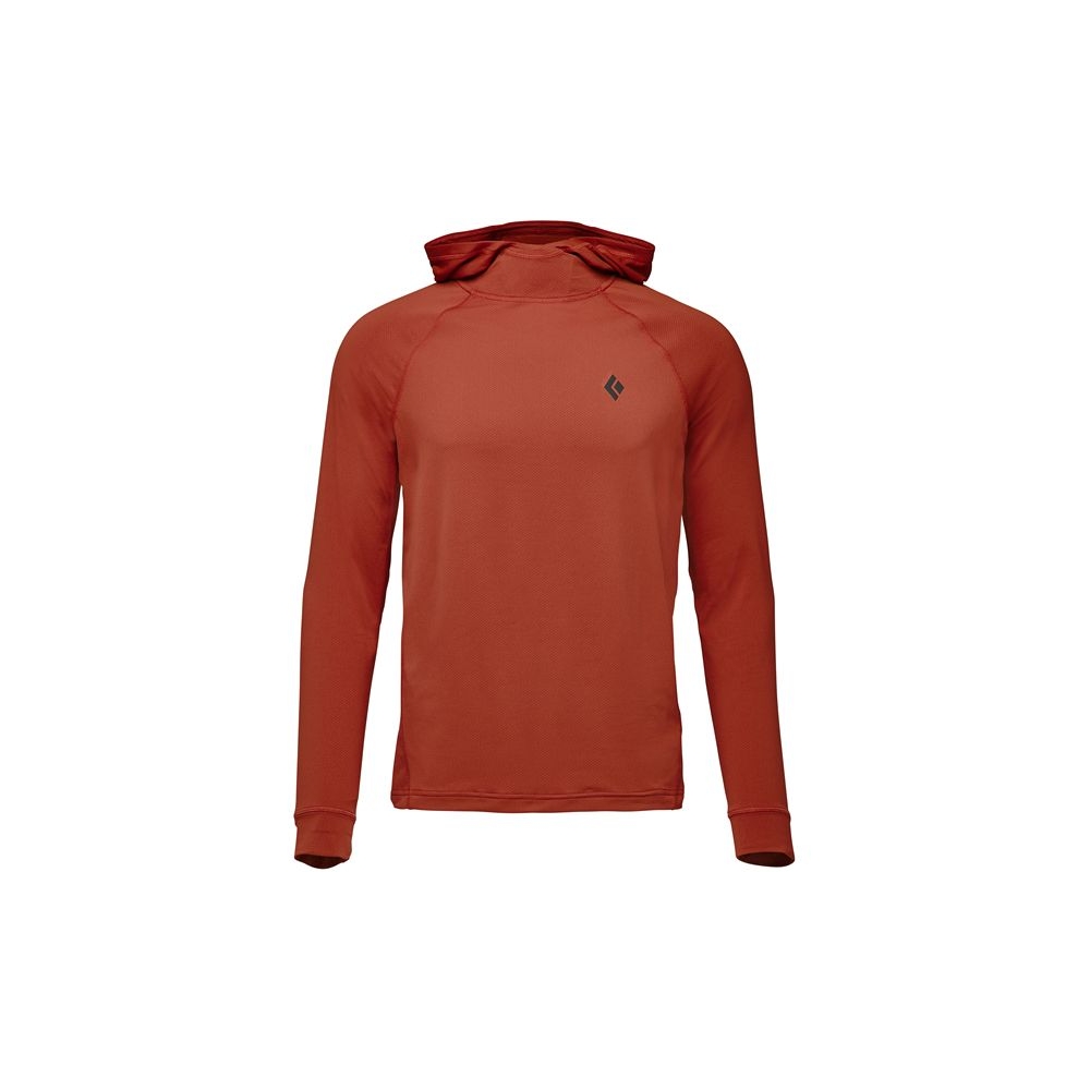 Black Diamond Alpenglow Hoody Burnt Sienna AP752020-6044 shirts en tops online bestellen bij Kathmandu Outdoor & Travel