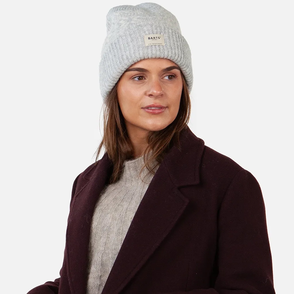 Barts Negomba Beanie Heather Grey 6480002 kleding accessoires online bestellen bij Kathmandu Outdoor & Travel