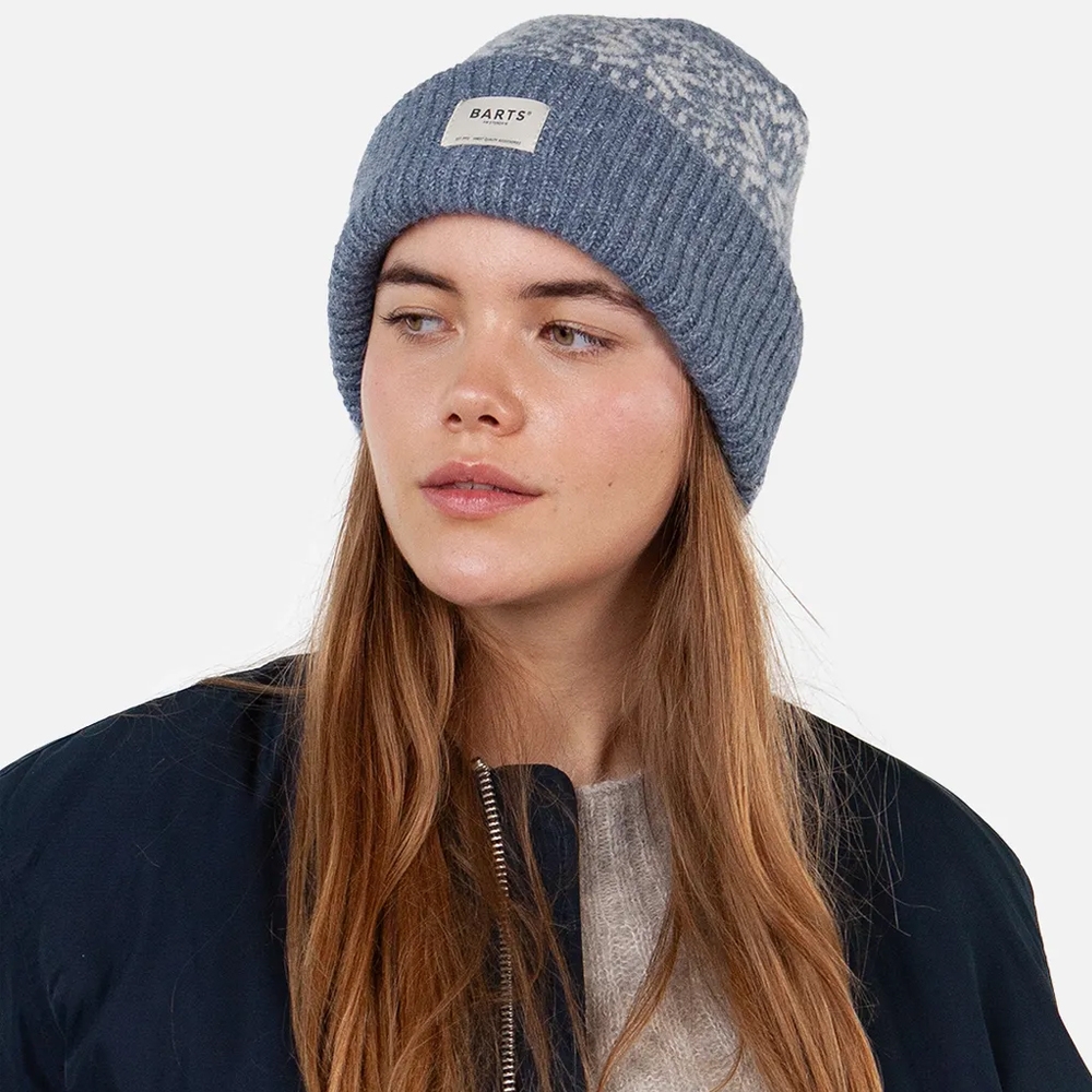 Barts Negomba Beanie Denim 6480038 kleding accessoires online bestellen bij Kathmandu Outdoor & Travel