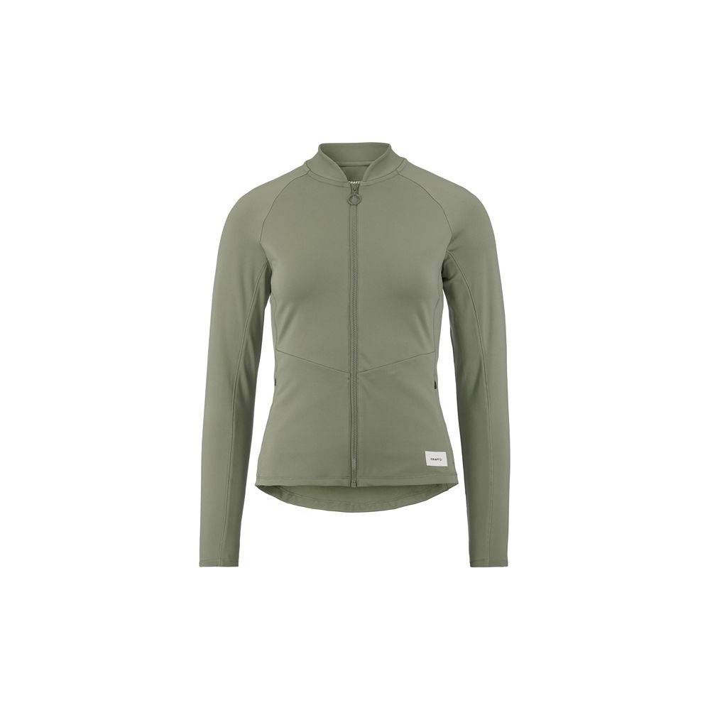 Craft Collective Zip Sweater Women's Leaf 1916642-647000 fleeces en truien online bestellen bij Kathmandu Outdoor & Travel