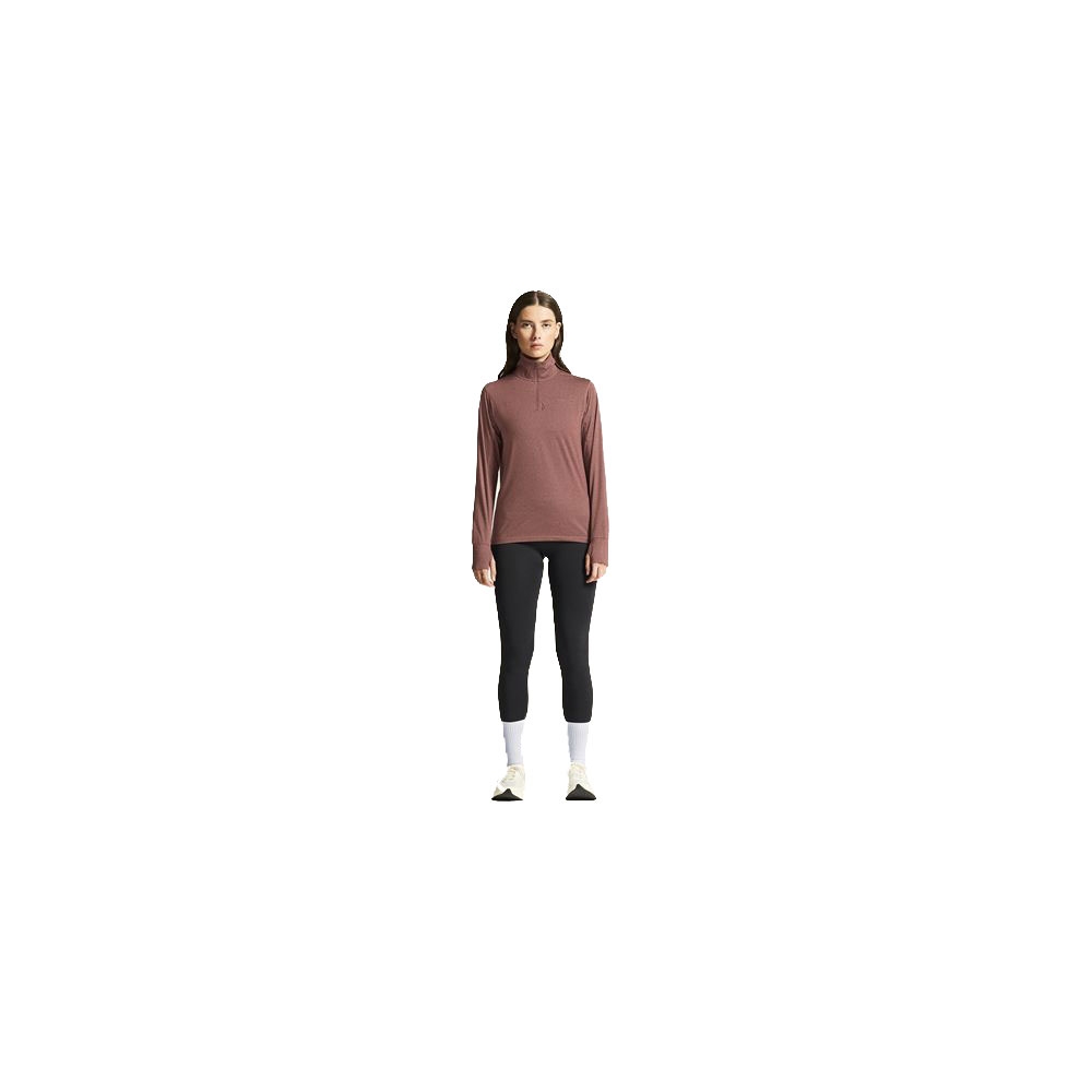 Craft Flow HZ LS Women's Rose Brown/Melange 1916681-473200 fleeces en truien online bestellen bij Kathmandu Outdoor & Travel
