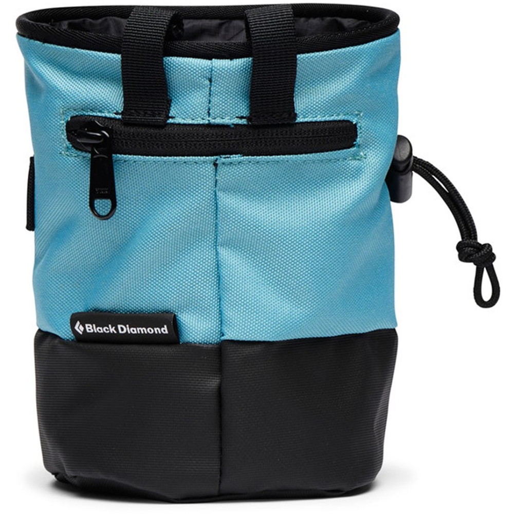 Black Diamond Mojo Zip Chalk Bag Glacier BD6301174072M_L1 pof, pofzakken en training online bestellen bij Kathmandu Outdoor & Travel