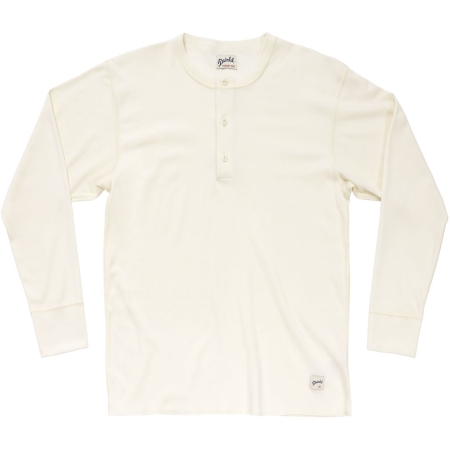 Devold  Archive Henley Long Sleeve White