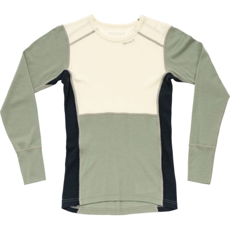 Devold  Lauparen Merino 190 Shirt Women's Raw White/Fog/Ink 