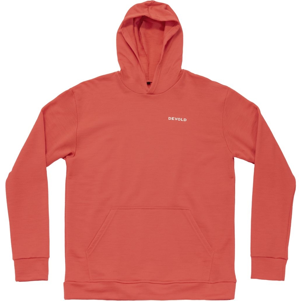 Devold Everyday Hoodie Cayenne GO 262 304 A-195A fleeces en truien online bestellen bij Kathmandu Outdoor & Travel