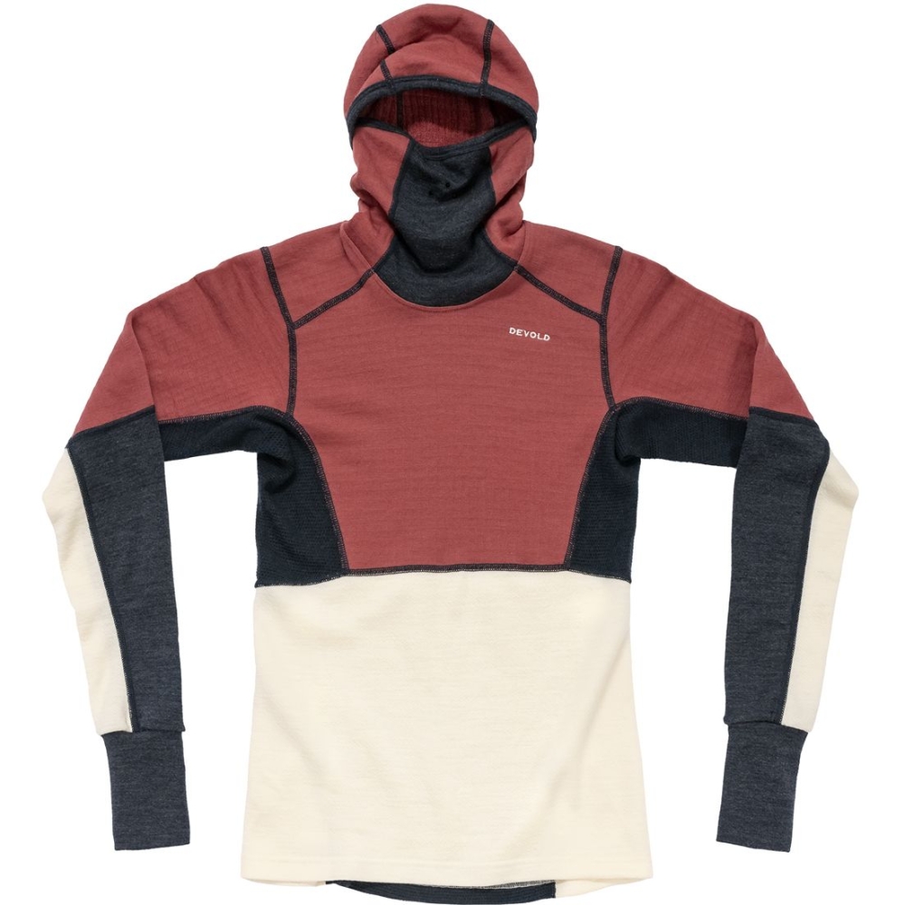 Devold Devold Expedition Artic Pro Hoodie Women's GO 158 318 B-753A onderkleding/thermokleding  Devold Expedition Artic Pro Hoodie Women's Marsala GO 158 318 B-753A onderkleding/thermokleding online bestellen bij Kathmandu Outdoor & Travel