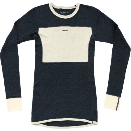 Devold  Wool Mesh 190 Shirt Women's Ink/OffWhite Devold  Wool Mesh 190 Shirt Women's Ink/OffWhite