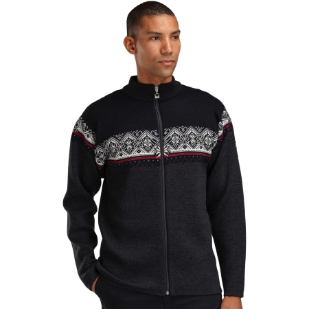 Dale  Moritz Masc Jacket Darkcharcoal Black Offwhite