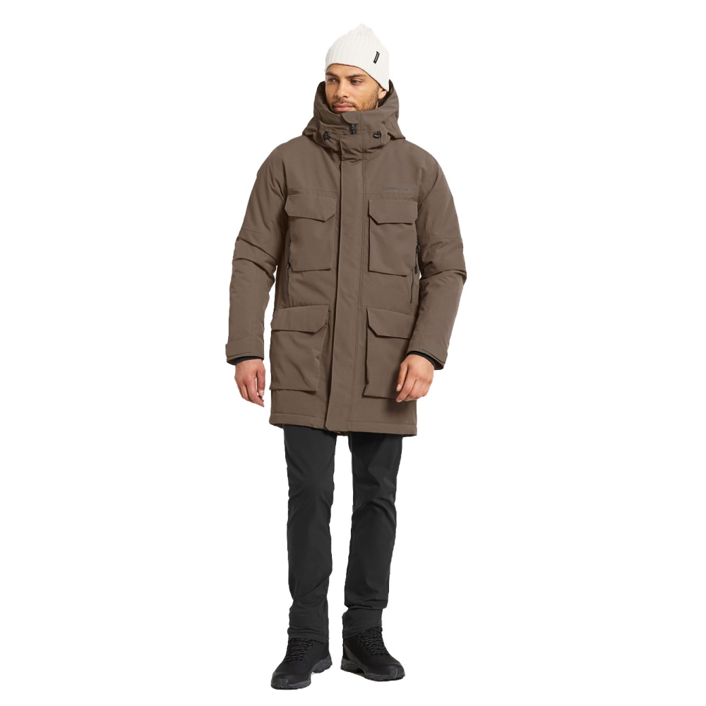Didriksons Drew USX Parka 8 Mocha Brown 505778-F07 jassen online bestellen bij Kathmandu Outdoor & Travel