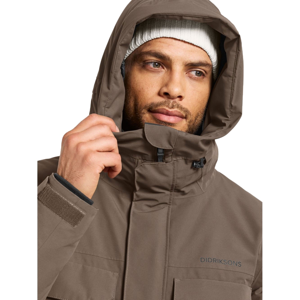 Didriksons Drew USX Parka 8 Mocha Brown 505778-F07 jassen online bestellen bij Kathmandu Outdoor & Travel